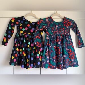 Hanna Andersson Girls Skater dress with Pockets Size 4 4T